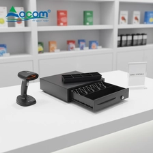 China Front Loading Metal Cash Drawer with Solenoid Lock for Commercial POS Setup manufacturer