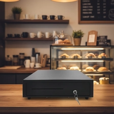 China Commercial Grade Cash Drawer with RJ11 Connection for POS Printer Control manufacturer