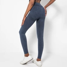 China S-SHAPER High Waist Seamless Imitate Jeans Print Leggings Supplier Push Up Fashion Pants Workout for Women Quick drying Athleisure manufacturer