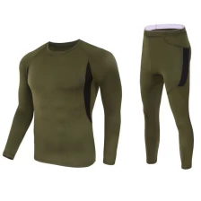 China S-SHAPER Thermal Underwear Set Winter Hunting Gear Sport Long Johns Base Layer Bottom Top Midweight manufacturer