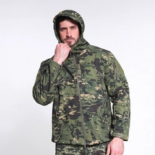 China S-SHAPER Taktische Outdoor-Jacken für Herren, wasserdichter Fleece-Hoodie, durchgehender Reißverschluss, Jacken, Mäntel, Polar-Fleece-Jacke Hersteller