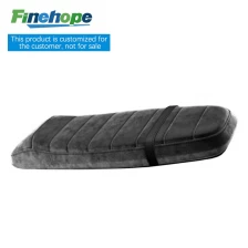 China Finehope PU Integral Skin Memory Foam PVC Leather Seat Comfortable Motorcycle Bike Waterproof Saddle manufacturer