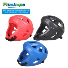 中国 ボクシング テコンドー ヘルメット用 PU ポリウレタン プロの安全ヘルメット メーカー
