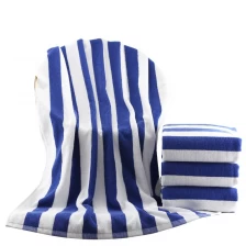 Chine 100% Cotton Cabana Striped Beach Towel Bath Towel - COPY - h9a7j7 fabricant