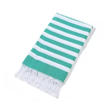 China 100% Cotton Turkish Beach Towel With Tassel - COPY - e20ft6 fabricante