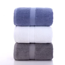 China Grupos luxuosos de toalha do hotel dos termas de toalha de banho do algodão 100% fabricante