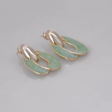 China Women Jewelry Enamel Fashion Vintage Stud Earring. manufacturer