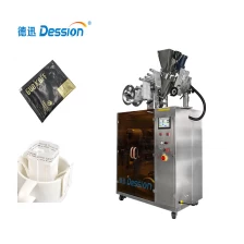 China Novo design de fábrica, saco de gotejamento, máquina de embalagem de café, filtro, máquina de orelha, embalagem de saco de café fabricante
