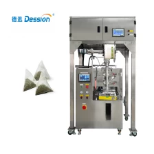 Китай Автоматическая машина для упаковки чайных пакетиков в виде треугольной пирамиды для пакетиков черного чая с зелеными цветами производителя