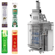 porcelana Máquina automática de envasado, llenado y sellado de varios carriles, paquete de barras de café en polvo, fábrica china fabricante