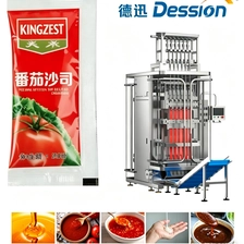 China High-Efficiency Multi-Lane 3-Side Seal Ketchup Sachet Packing Machine manufacturer