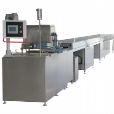 China High Quality Full-automatic Chocolate Drip Machine Chocolate Chip Depositing Machine manufacturer