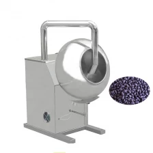 Cina Piccola padella di rivestimento di zucchero calde commerciali / macchina per lucidatura delle caramelle / coater al cioccolato produttore