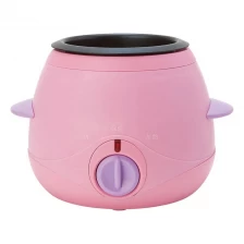 China Professionelle Mini Heiße Schokoladenschmelze Elektrische Schokoladenkäse Fondue Set Elektrische Wachswärmertöpfe Hersteller