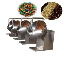 China Chocolate Coating Machine/Stainless Steel Peanut Coating Machine/Automatic Almond Candy Polishing Pan manufacturer