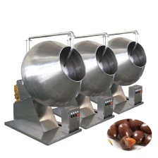 China Automatic Stainless Steel Pot Chocolate Polishing Machine Nuts Coating Pan Machine manufacturer