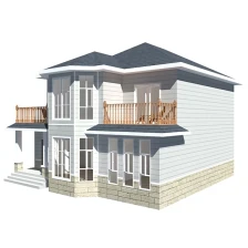 Chine Proviseur de services de construction de maisons mobiles | Villas de luxe (klt-qb34) belles villas en acier fabricant