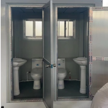 Çin Şantiye için Düşük Maliyetli Mobil Yıkama Prefabrik Tuvalet üretici firma