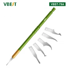 porcelana Juego de cuchillas de reparación para eliminación de pegamento IC de placa base de teléfono móvil, Besttool VBST-79A fabricante