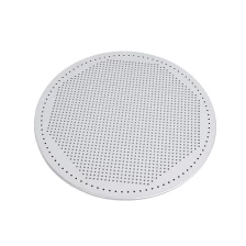 China Perforated Aluminum Pizza Baking Tray Pan Plate without Edge manufacturer