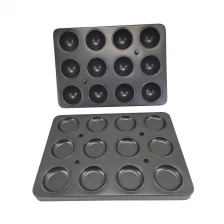 China Industrial Deep Muffin Cupcake Baking Pans 2pcs Set manufacturer
