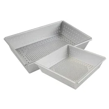 porcelana Bandeja para hornear de aluminio perforada Detroit Pizza Pan fabricante