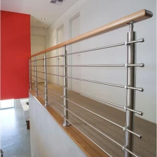 China 1100mm Height Stainless Steel 316 Crossbar Railing manufacturer