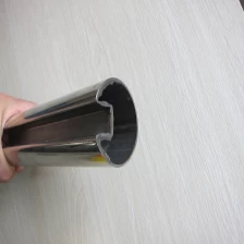 الصين 12mm glass mini top rail for glass railing الصانع