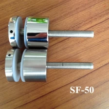 China 12mm glass standoff bracket brushed 316 stainless manufacturer