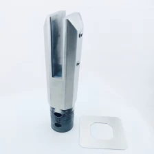 China 316 satin stainless steel core hole square spigots for pool fence manufacturer