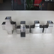 China 40x40x1.5mm square quare tube connector for stainless steel pipe manufacturer