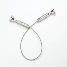 China 5mm stainless steel wire rope tensioner for staircase wire railing system manufacturer