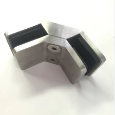 China 90 degree glass clamp stainless steel 316 manufacturer