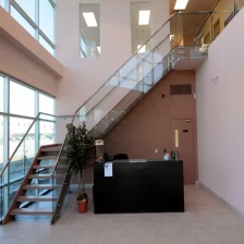 Китай 900 1500mm standoff glass railing производителя