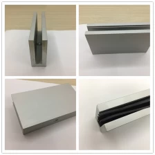 Chiny Zastosowanie aluminiowego kanału u do ogrodzenia szklanego 12 mm lub kanału na balkonie producent