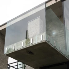 Китай Архитектура Боковая крепежная стеклянная патрубка для балкона Framelsss производителя