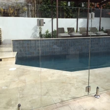 porcelana Australiano estándar piscina de esgrima de vidrio sin marco fabricante