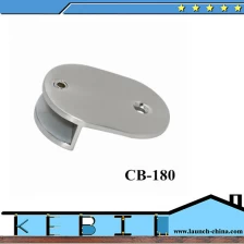 porcelana Balaustrada moderna casa de diseño de pared de acero inoxidable a la abrazadera de vidrio CB-180 fabricante