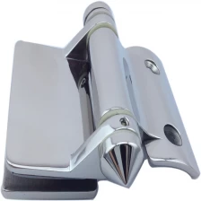porcelana Casting glass to round post gate hinge G R2 for swimming pool fabricante