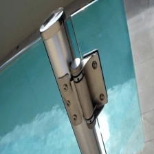 China Cheap stainless steel 316 glass gate hinge for swimming pool fence frameless railing manufacturer
