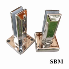 China China SS316 grade square base plate glass spigot shopkeeper,1pc available manufacturer