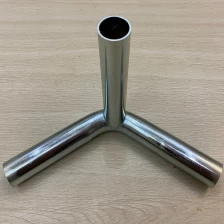 China Colored-plating Galvanized 3 Way High Peak Fitting 120 Degree Elbow Joint for 1" Pipe manufacturer