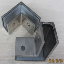 China Braçadeira de canto de vidro para vedação de vidro sem moldura fabricante