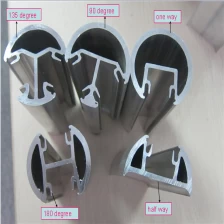 China Corrimão de perfil diâmetro 50mm alumínio posts por trilhos de vedação de alumínio fabricante