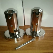 الصين Duplex 2205 round base plate glass spigot الصانع