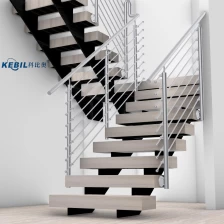China Fabrieksprijs Interieur Buitentrap Roestvrij stalen staaf Balustrade Leuningen fabrikant