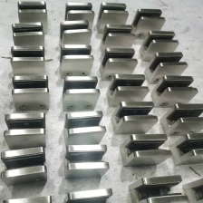 China Braçadeira de vidro de aço inoxidável de aço inoxidável escovado para trás fabricante