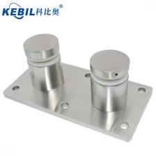 China Heavy Duty Glass Rail Standoff Fitting with Mounting Plate SF-50T manufacturer