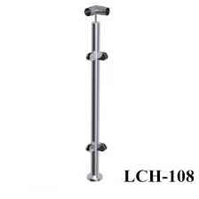 China Glass balustrade Diameter 50.8mm stainless steel balustrade post manufacturer