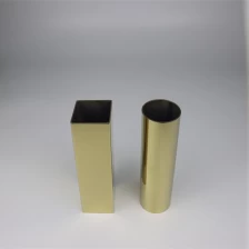 China Tubo corpulento de aço inoxidável de aço dourado para varanda e esgrima fabricante
